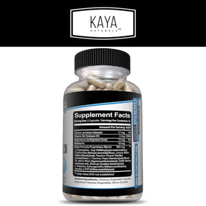 Kaya Naturals - Sleep Support Formula with Melatonin 60 Capsules - Suppviv
