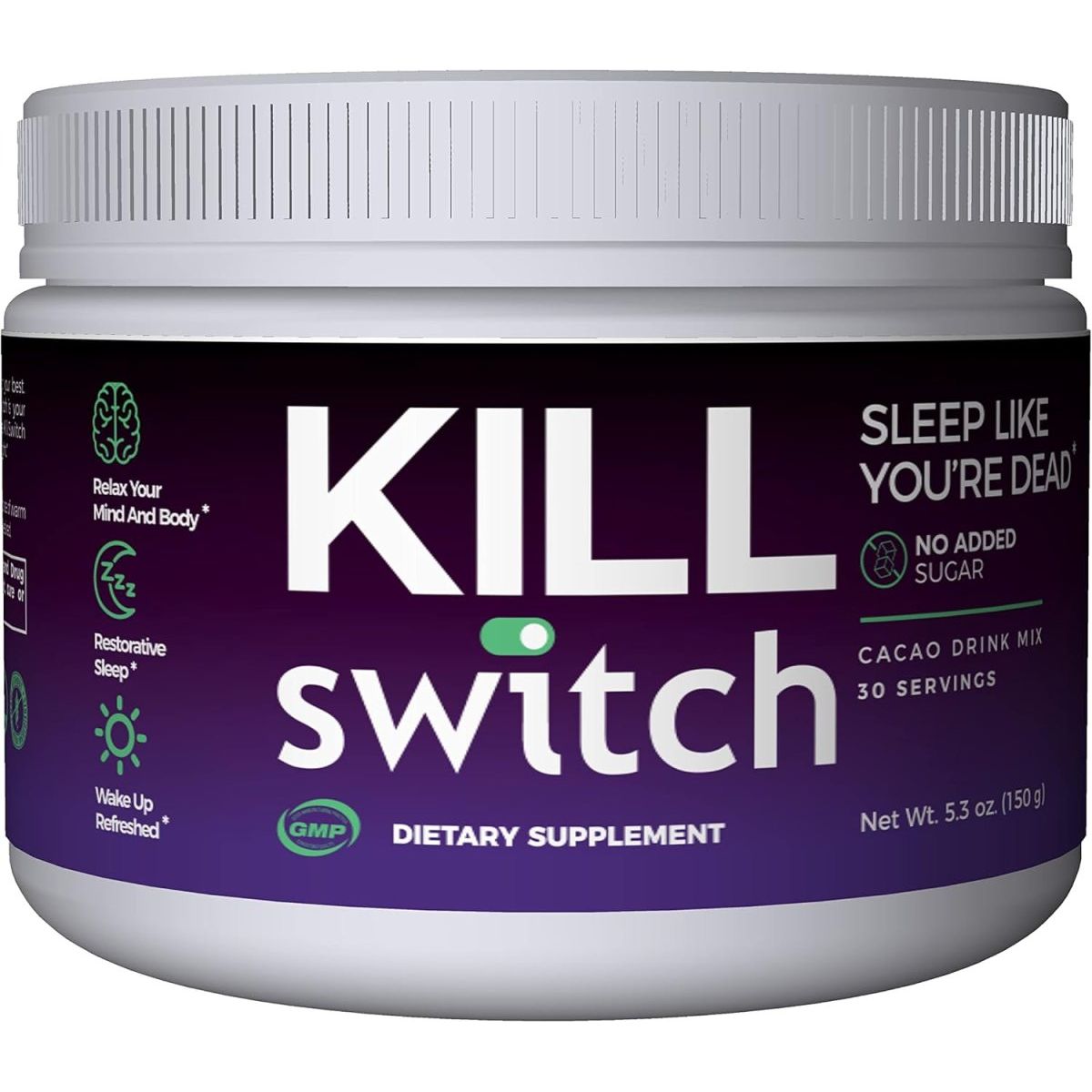 Killswitch Nootropics Brain & Sleep Support Supplement 30 Servings - Suppviv