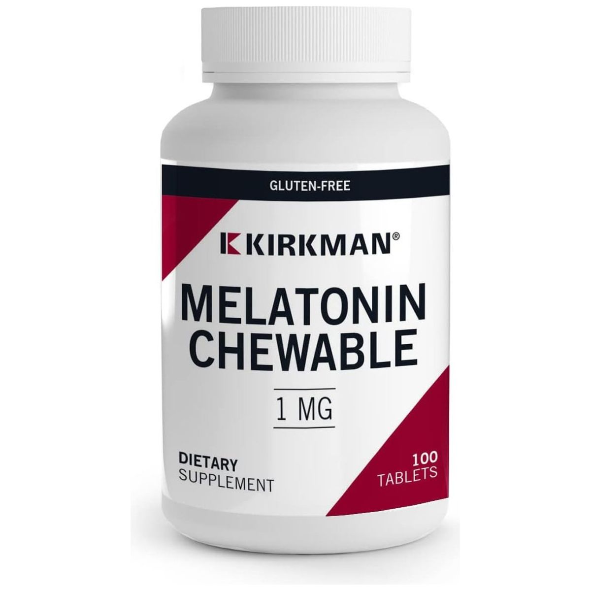 Kirkman - Melatonin 1 Mg Promotes Sleep - 100 Chewable Tablets - Suppviv