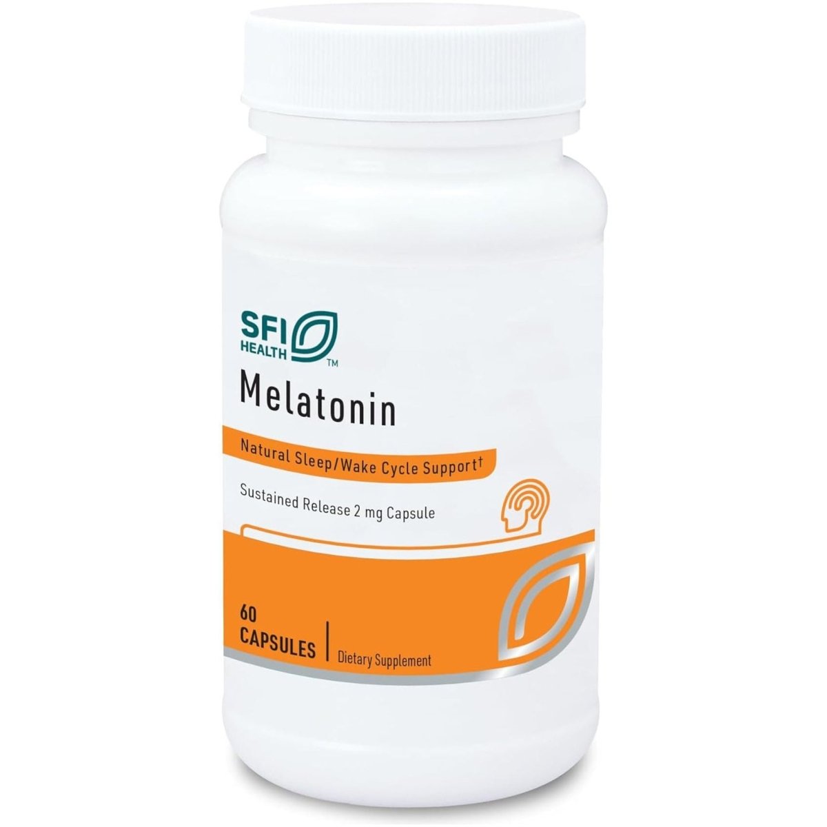 Klaire Labs Melatonin - Sr - Sustained 'Time Release' Melatonin 2Mg (60 Capsules) - Suppviv