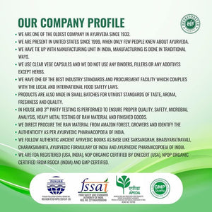 Kutki Capsules – Picrorhiza Kurroa for Healthy Liver Functions and Blood Purifier 60 Capsules.