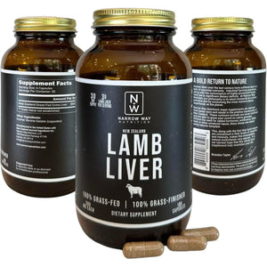 Lamb Liver Regeneratively Raised in New Zealand (180 Capsules) - Suppviv