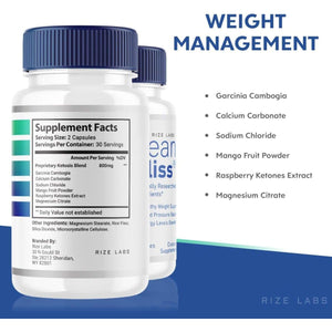 Lean Bliss Weight Loss Pills & Fat Burning Formula (60 Capsules) - Suppviv