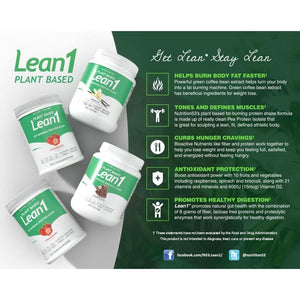 LEAN1 Nutrition53 Meal Replacement Powder for Weight Loss & Fat Burner (27 Ounce) - Suppviv