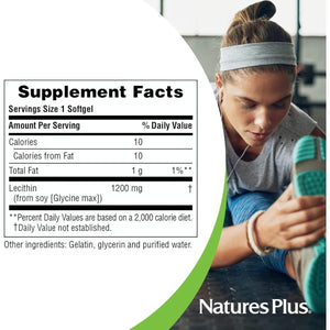 Lecithin, 1,200 Mg, 90 Softgels, Naturesplus - Suppviv
