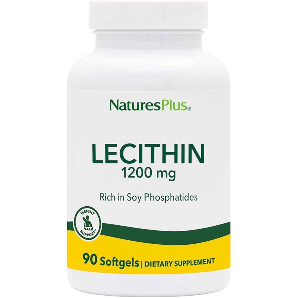 Lecithin, 1,200 Mg, 90 Softgels, Naturesplus - Suppviv