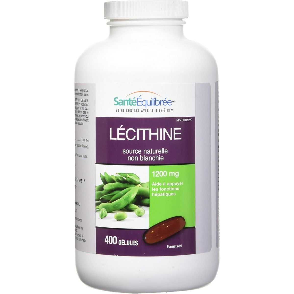 Lecithin 1200Mg 400 Softgels - Suppviv