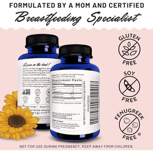 Legendairy Milk Sunflower Lecithin 1200Mg, Lactation Support, Organic Sunflower Lecithin Supplement 200 Softgels - Suppviv