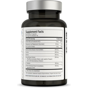 LES Labs GABA Health – Calm Mind & Relaxation, Stress Relief, Neurotransmitter Support 90 Capsules - Suppviv