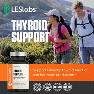 LES Labs Thyroid Support – Metabolic Health, Thyroid Hormone Production 60 Capsules - Suppviv