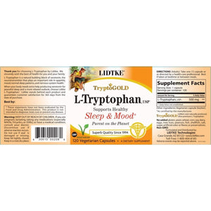 Lidtke Technologies L - Tryptophan Capsules, 120 Count - Suppviv