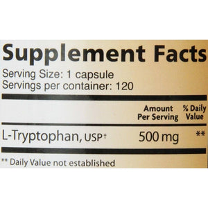 Lidtke Technologies L - Tryptophan Capsules, 120 Count - Suppviv