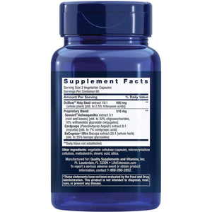 Life Extension Adrenal Energy Formula, Helps Inhibit the Effects of Stress, 120 Capsules - Suppviv