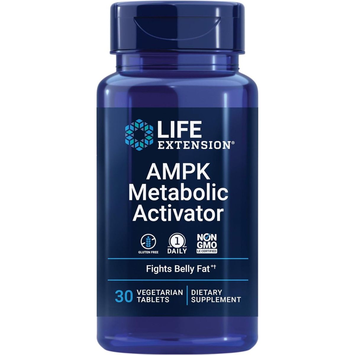 Life Extension AMPK Metabolic Activator, Fight Unwanted Belly Fat & Revitalize Cellular Metabolism 30 Count - Suppviv