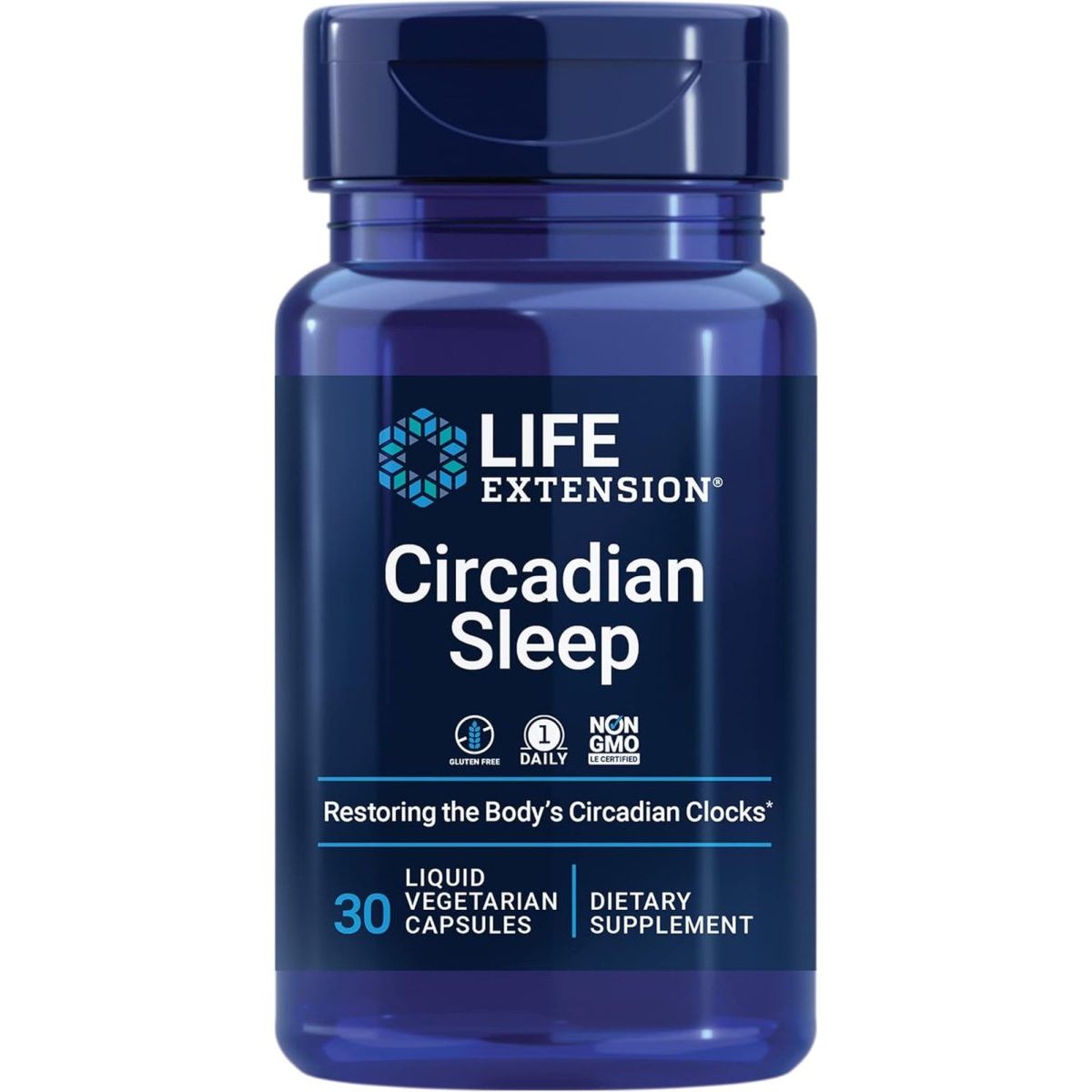 Life Extension Circadian Sleep - Nobiletin Citrus Extract 1.5 Mg Melatonin 30 Capsules - Suppviv