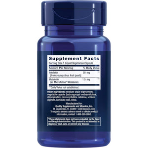 Life Extension Circadian Sleep - Nobiletin Citrus Extract 1.5 Mg Melatonin 30 Capsules - Suppviv