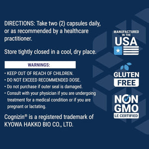 Life Extension Citicoline (Cdp - Choline) - Citicoline Supplement for Brain & Cognitive Health 60 Capsules - Suppviv