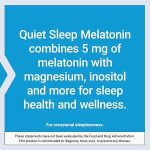Life Extension Quiet Sleep Melatonin 5 Mg Powerful Sleep Support 60 Capsules - Suppviv