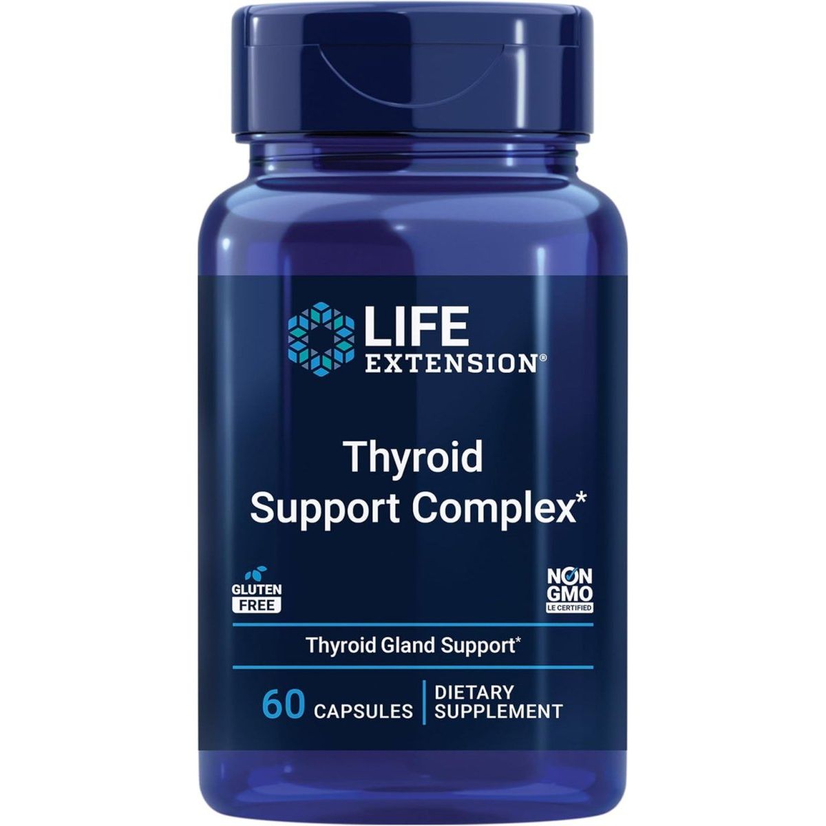Life Extension Thyroid Support Complex - Thyroid Health Support Supplement 60 Capsules - Suppviv