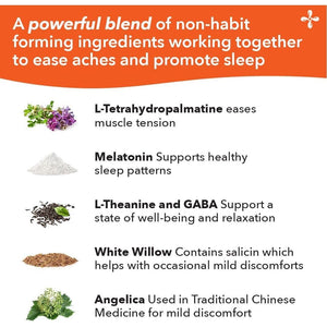 Lifeseasons Relieve - R PM - Eases Nighttime Aches & Discomfort - Relaxes Muscles 46 Capsules - Suppviv