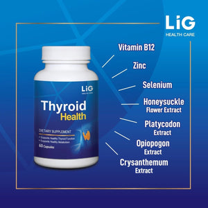 LIG Thyroid Health - Shrink Thyroid Cysts and Nodules - Balance Hormone 1 PACK - Suppviv