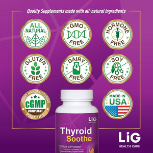 LIG Thyroid Soothe - Natural Herbal Supplement for Maintain Thyroid Function 1 PACK - Suppviv