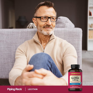 Lindberg Lecithin 1200Mg Supplement | 120 Softgel Capsules - Suppviv