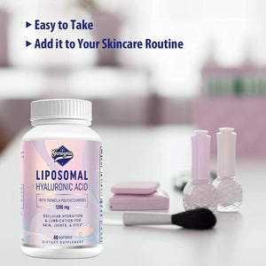 Liposomal Hyaluronic Acid Supplements 1000Mg - High Bioavailable Dietary Hyaluronic Acid Capsules - Suppviv
