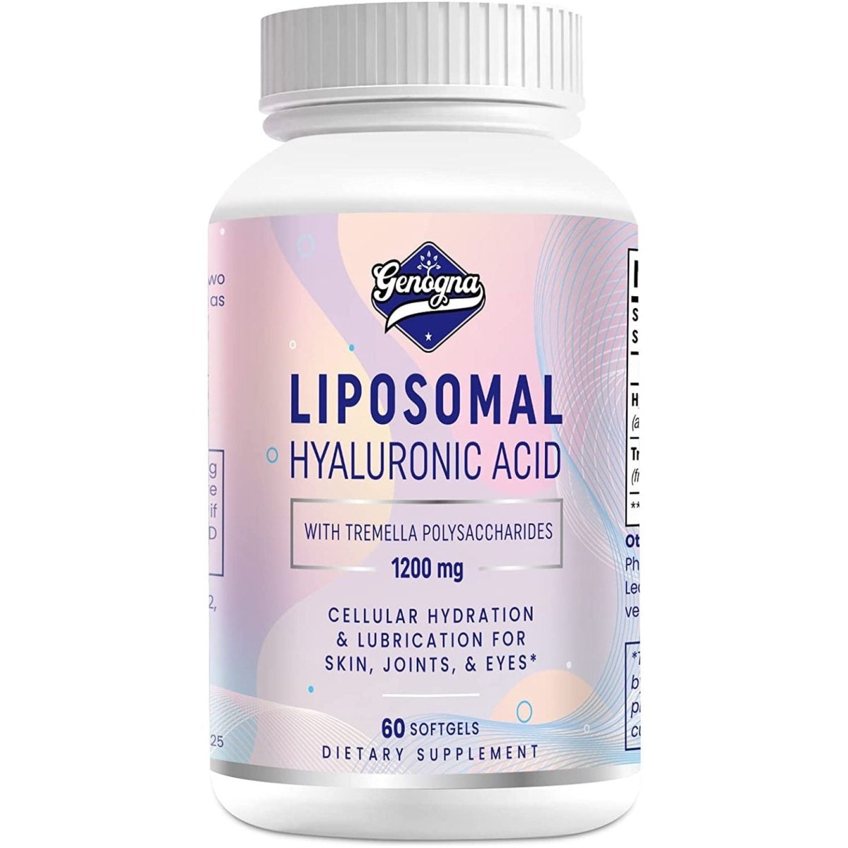 Liposomal Hyaluronic Acid Supplements 1000Mg - High Bioavailable Dietary Hyaluronic Acid Capsules - Suppviv