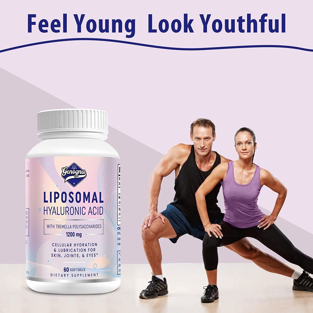 Liposomal Hyaluronic Acid Supplements 1000Mg - High Bioavailable Dietary Hyaluronic Acid Capsules - Suppviv