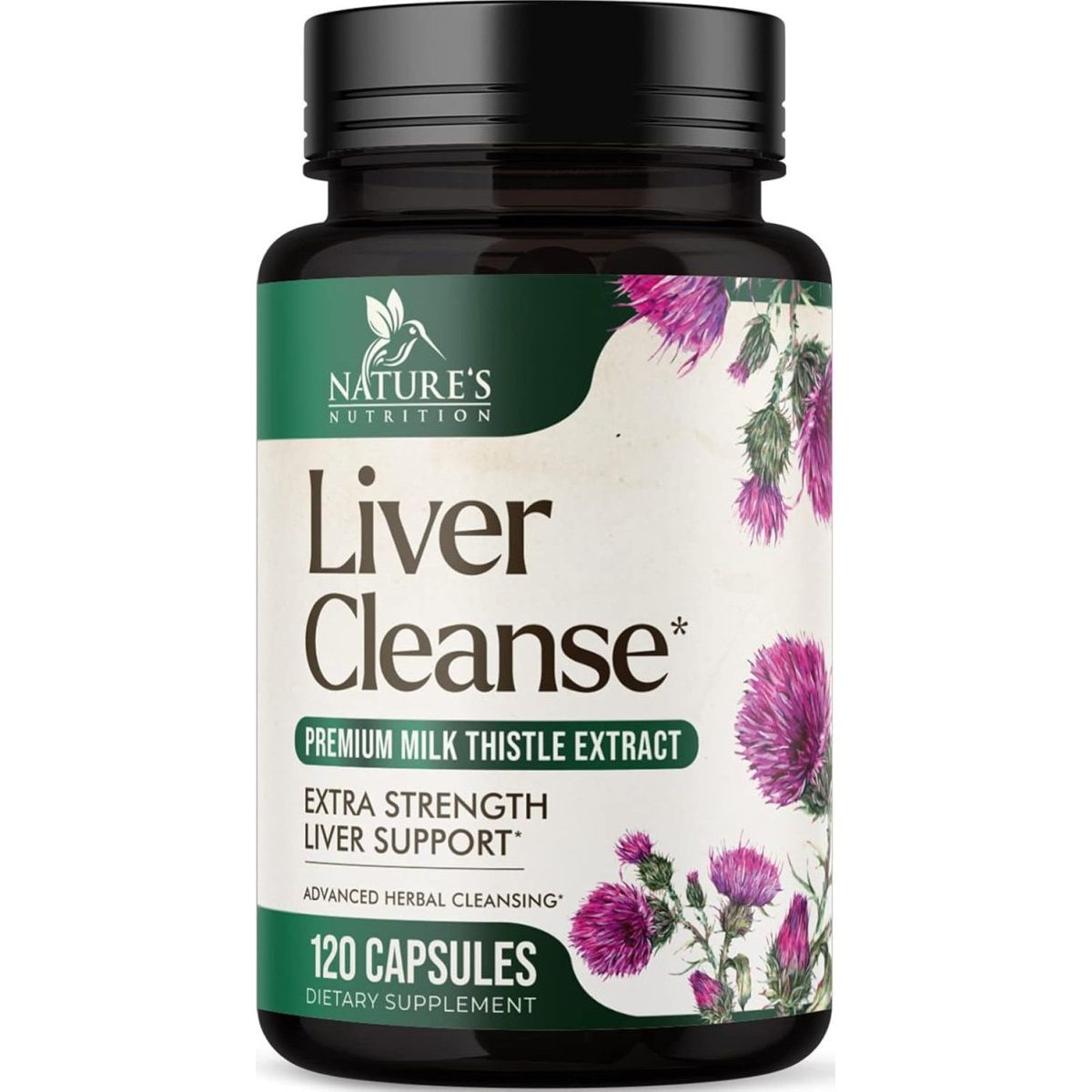 Liver Cleanse Detox & Repair Formula - 120 Capsules - Suppviv
