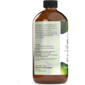 Liver Complete 8Oz Organic Liquid Concentrate - Liver Cleanse & Digestive Bitters Vinegar Supplement - Suppviv