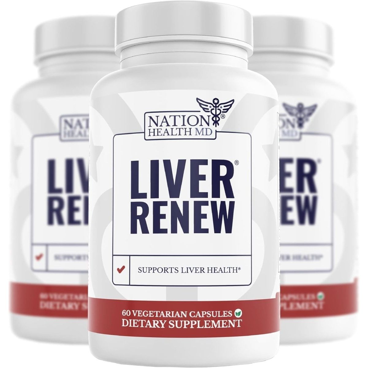 Liver Renew - Liver Cleanse Detox & Repair - Liver Support Supplement (3 Bottles) - Suppviv