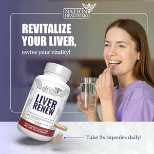 Liver Renew - Liver Cleanse Detox & Repair Supplement 1 PACK.