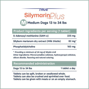 Liver Support & Health Supplement for Medium Dogs – 30 Tablets - Suppviv