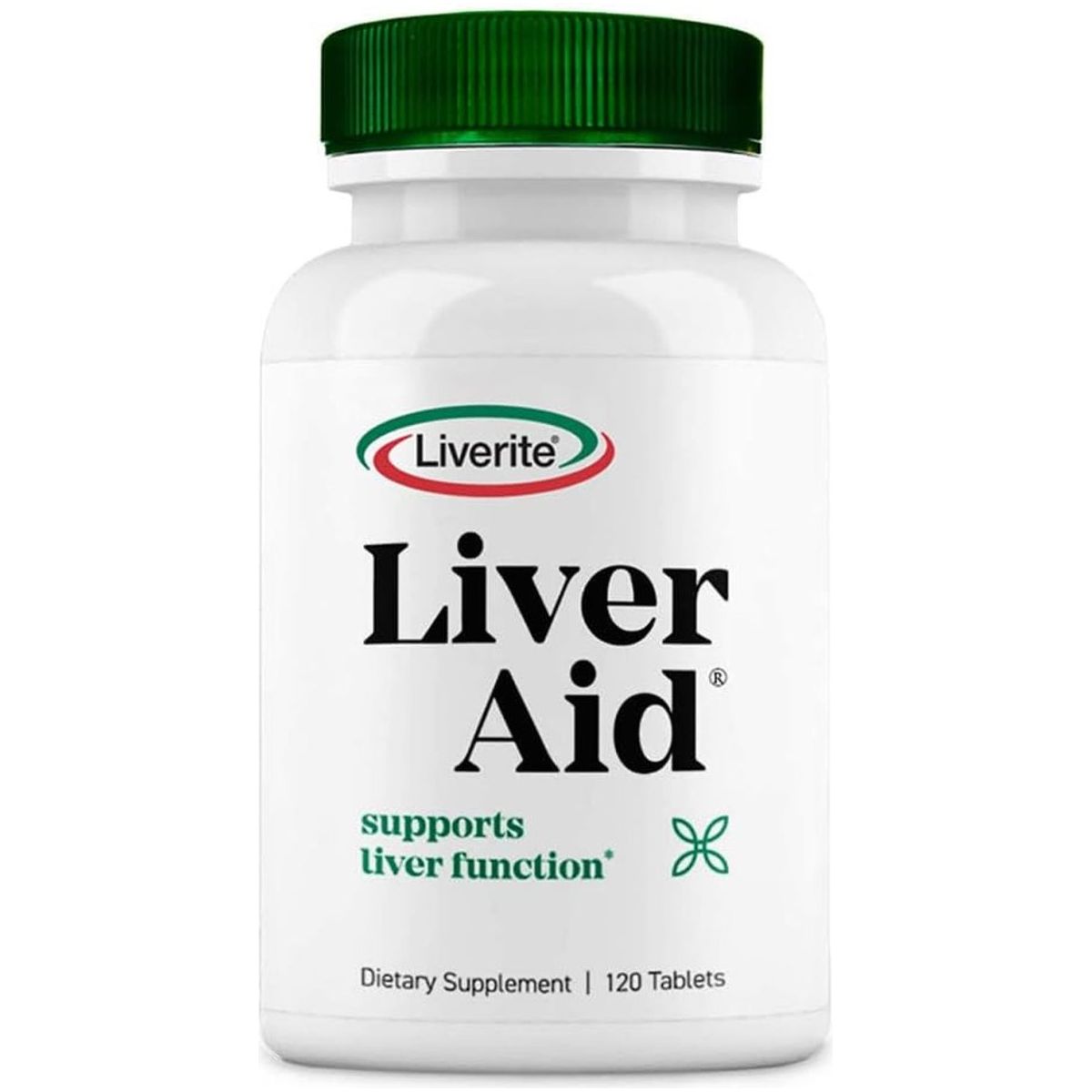 Liverite Liver Aid 120 Tablets, Liver Support,Cleanse,Care, Function, and Energy - Suppviv