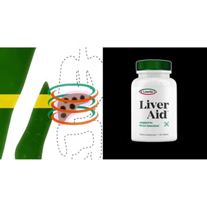Liverite Liver Aid 120 Tablets, Liver Support,Cleanse,Care, Function, and Energy - Suppviv