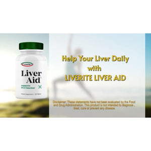 Liverite Liver Aid 120 Tablets, Liver Support,Cleanse,Care, Function, and Energy - Suppviv