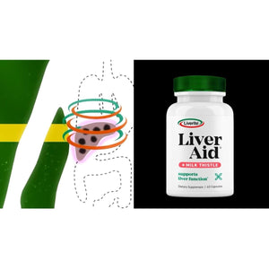 Liverite Liver Aid with Milk Thistle 150 Capsules, Liver Support, Liver Cleanse, Liver Care, Improves Energy - Suppviv