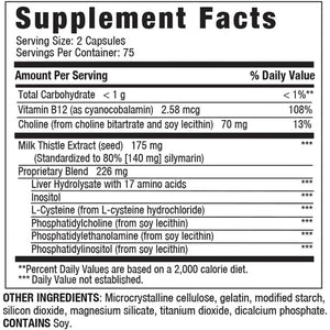 LIVERITE Liver Aid with Milk Thistle 2 - Pack 150 Capsules (Total 300) - Suppviv