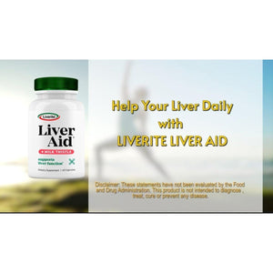 LIVERITE Liver Aid with Milk Thistle 2 - Pack 150 Capsules (Total 300) - Suppviv