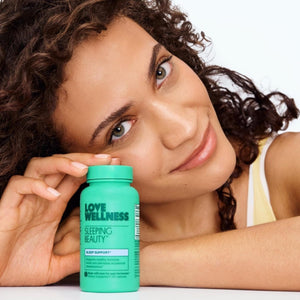 Love Wellness Sleeping Beauty - Promotes Restful Sleep, Relaxation & Calmness 60 Count - Suppviv