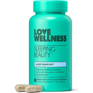 Love Wellness Sleeping Beauty - Promotes Restful Sleep, Relaxation & Calmness 60 Count - Suppviv