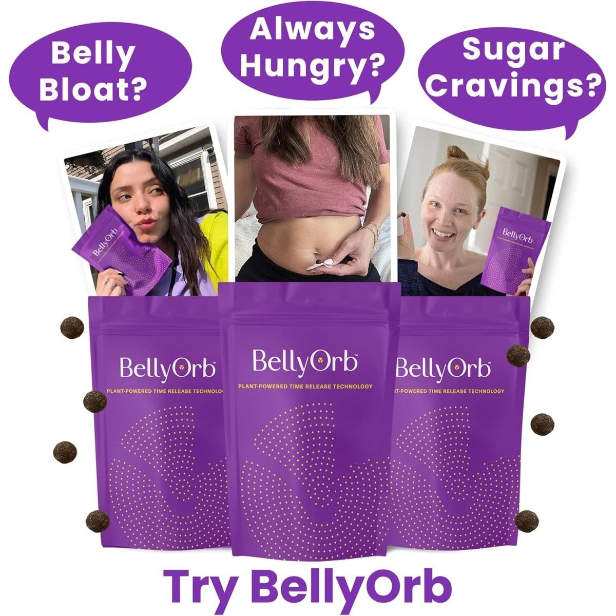 LURE Essentials Belly Orb – Bellyorb Sticker - Works for Men & Women 30 Pieces - Suppviv