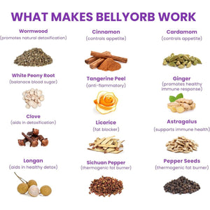 LURE Essentials Belly Orb – Bellyorb Sticker - Works for Men & Women 30 Pieces - Suppviv