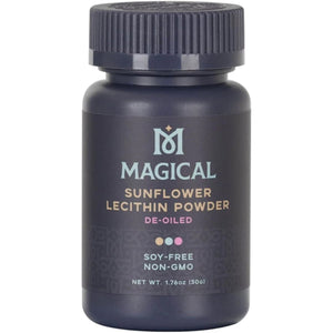 MAGICAL BUTTER Machine Sunflower Lecithin Powder 1.76 Oz - Enhances Texture & Stability in Cooking & Baking - Suppviv