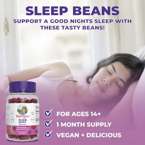 Maryruth Organics Melatonin Vita - Beans for Adults | Relaxation & Sleep Support 90 Count - Suppviv