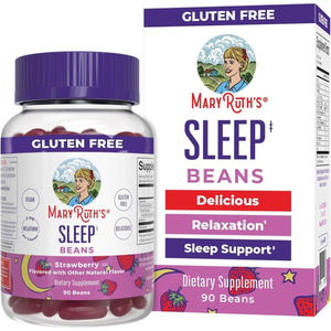 Maryruth Organics Melatonin Vita - Beans for Adults | Relaxation & Sleep Support 90 Count - Suppviv
