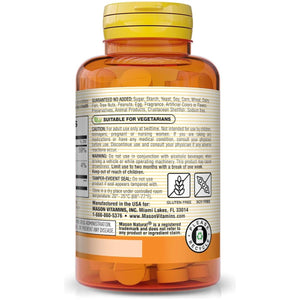 MASON NATURAL Melatonin 5 Mg with B6 and Calcium 60 Count - Suppviv