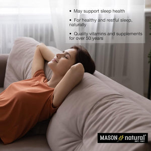 MASON NATURAL Melatonin 5 Mg with B6 and Calcium 60 Count - Suppviv